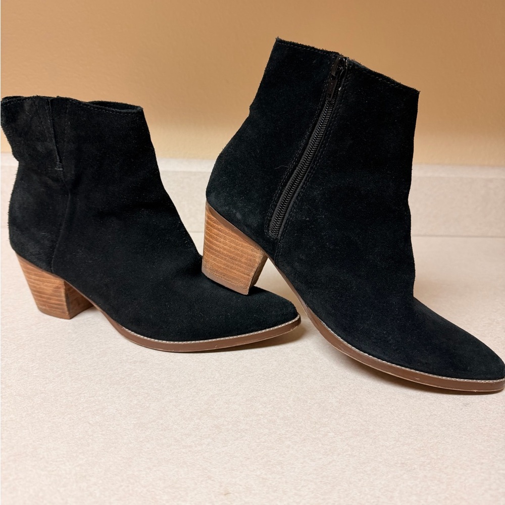 Black Suede Ankle Boots